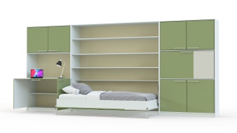 Горизонтальная Шкаф-кровать трансформер Летто BMS