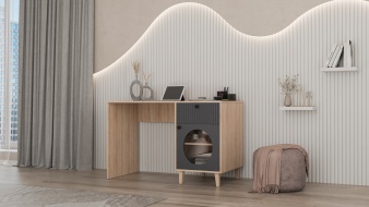 Стол письменный Брукс 2 BMS на ножках