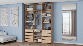 Стеллаж для одежды Мирта 96 BMS