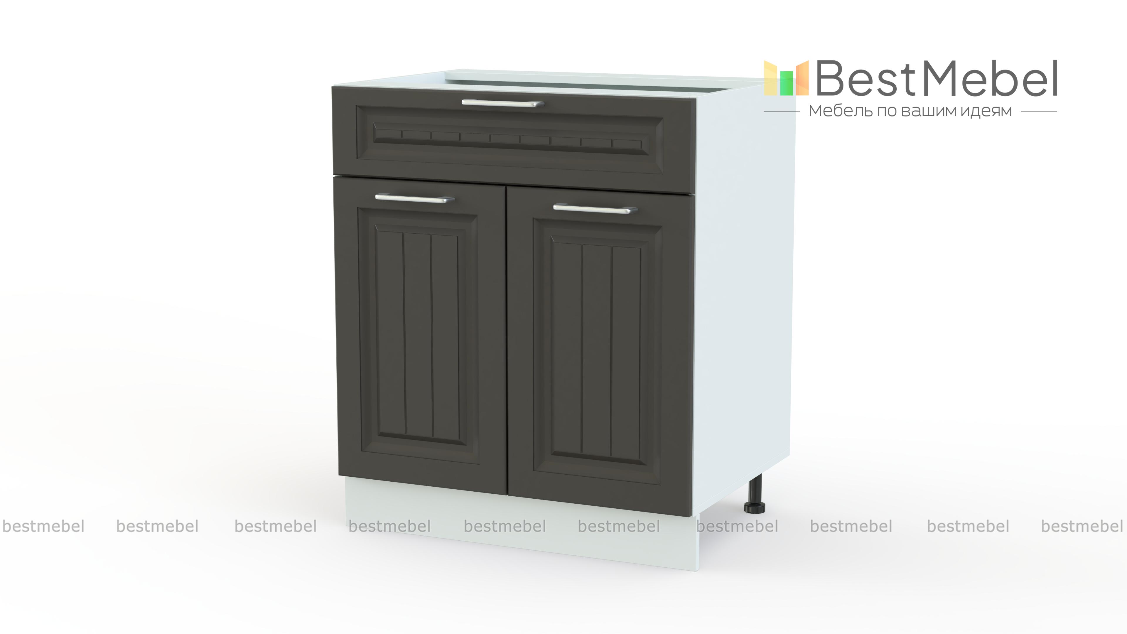 Шкаф нижний с 2-мя дверцами и ящиком Европа BMS - Фото