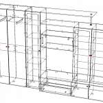 Схема сборки Мебельная стенка Светлана 2 BMS