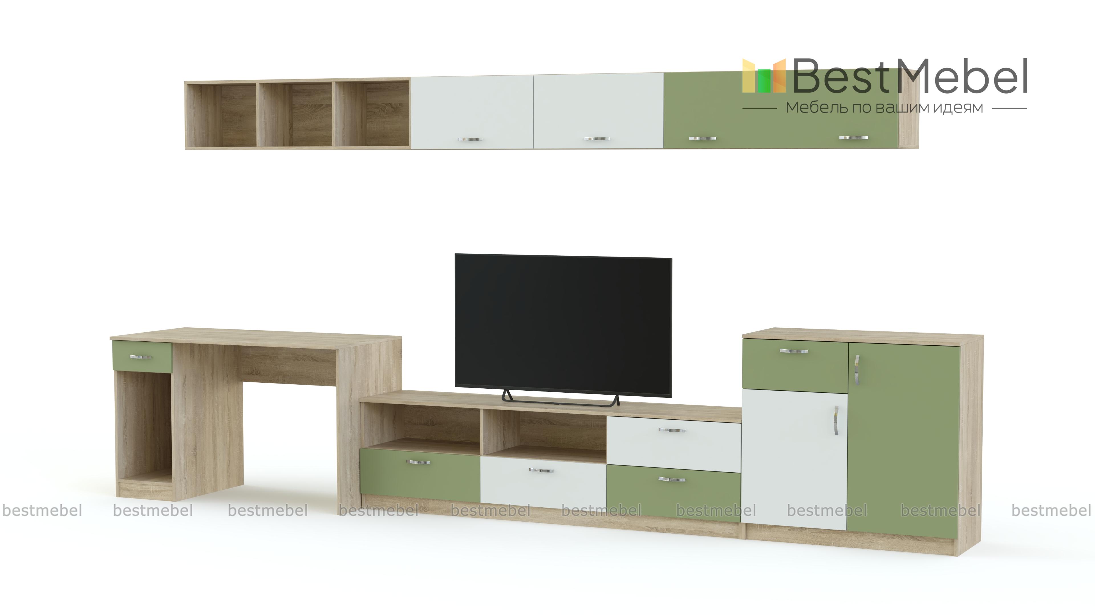 Стенка с рабочей зоной Мирикл BMS - Фото