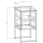 Схема сборки Тумба прикроватная Уэстон 3 BMS