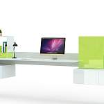 Навесной письменный стол Прима 21 BMS - Фото 2