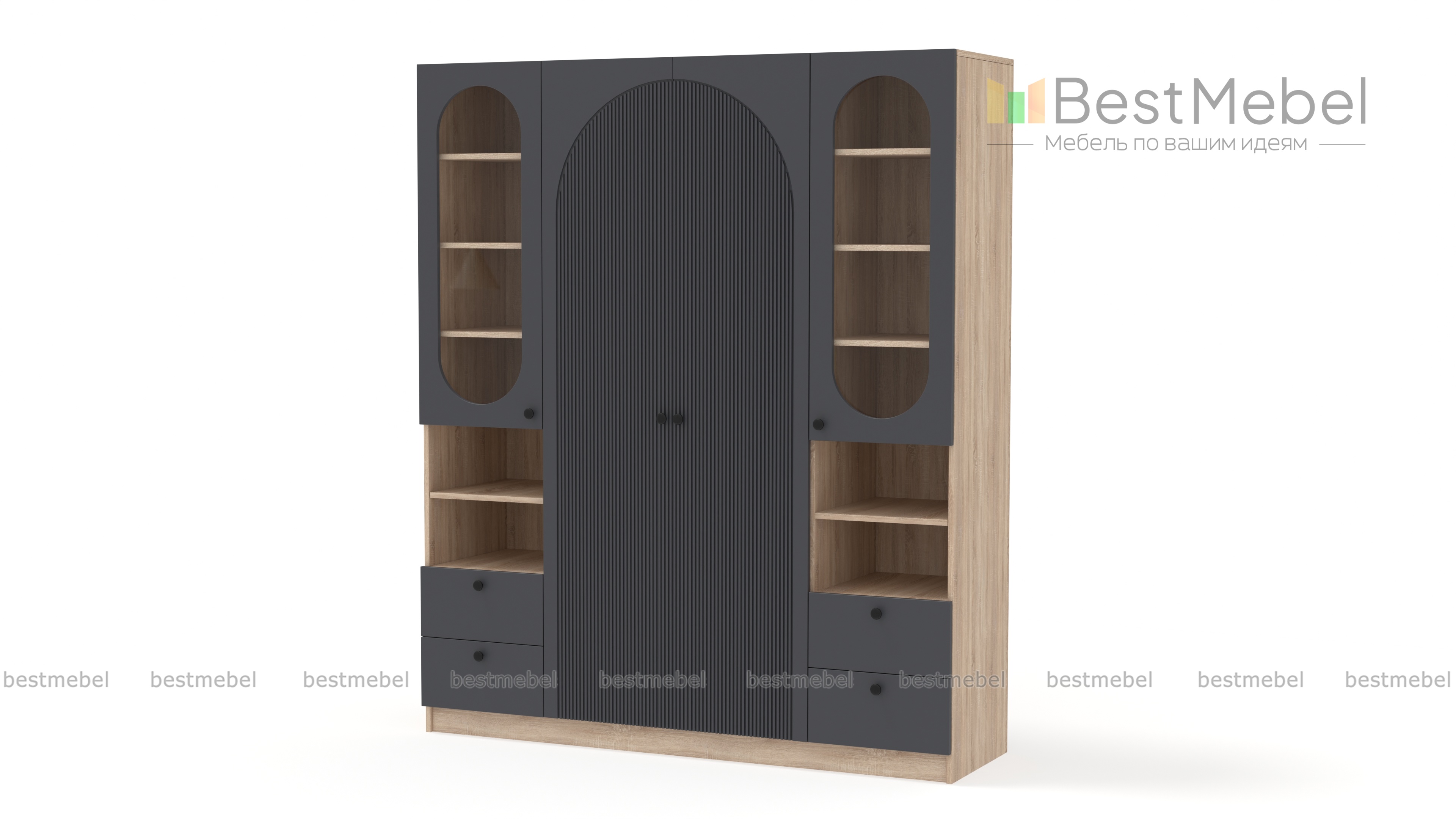 Шкаф распашной Вивьен 24 BMS