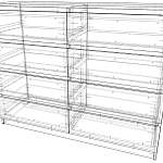 Комод с ящиками Долли 2 BMS