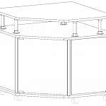 Схема сборки Тумба угловая Парма 3 BMS