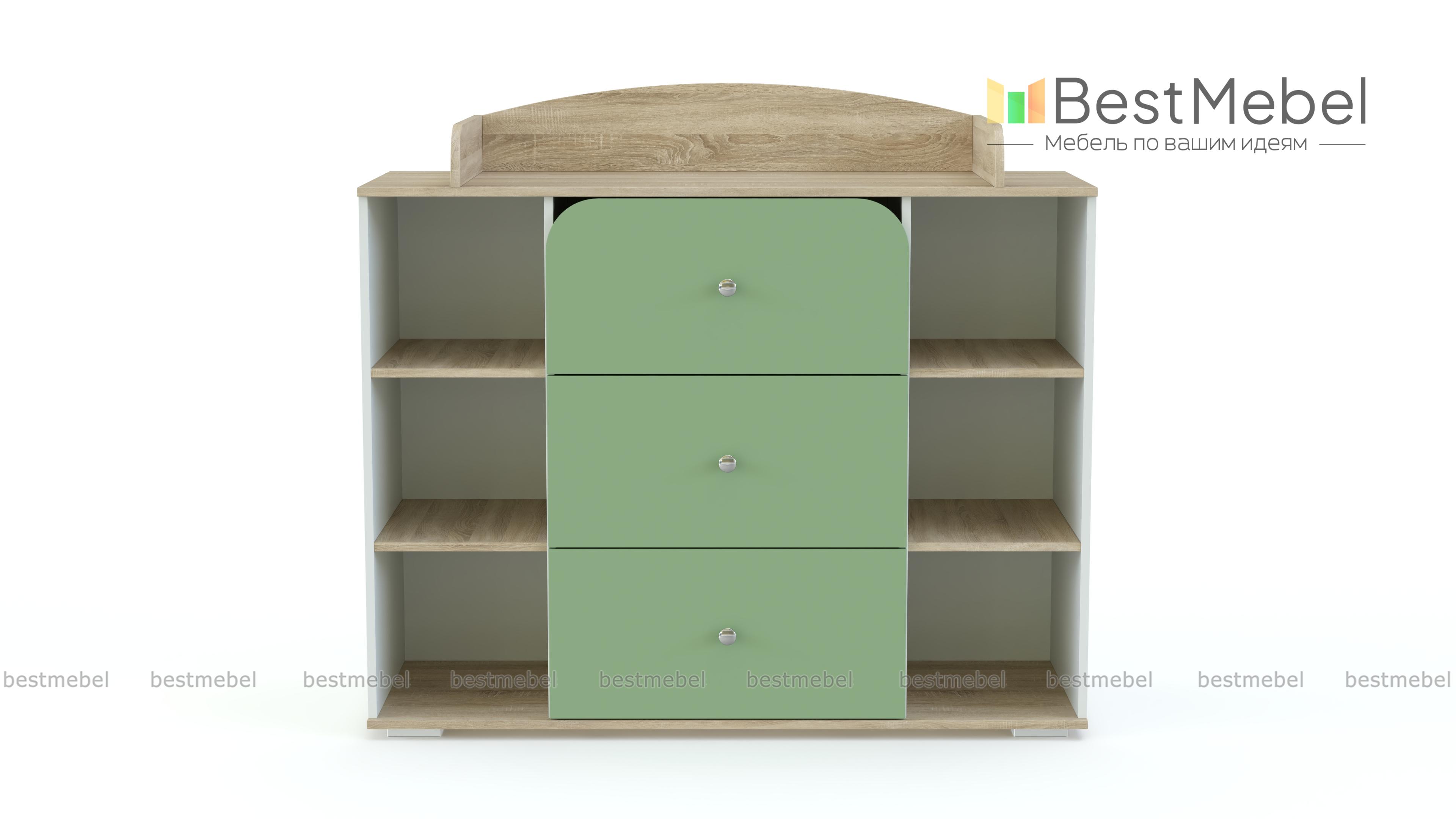 Пеленальный комод Айлин Нео 4 BMS - Фото