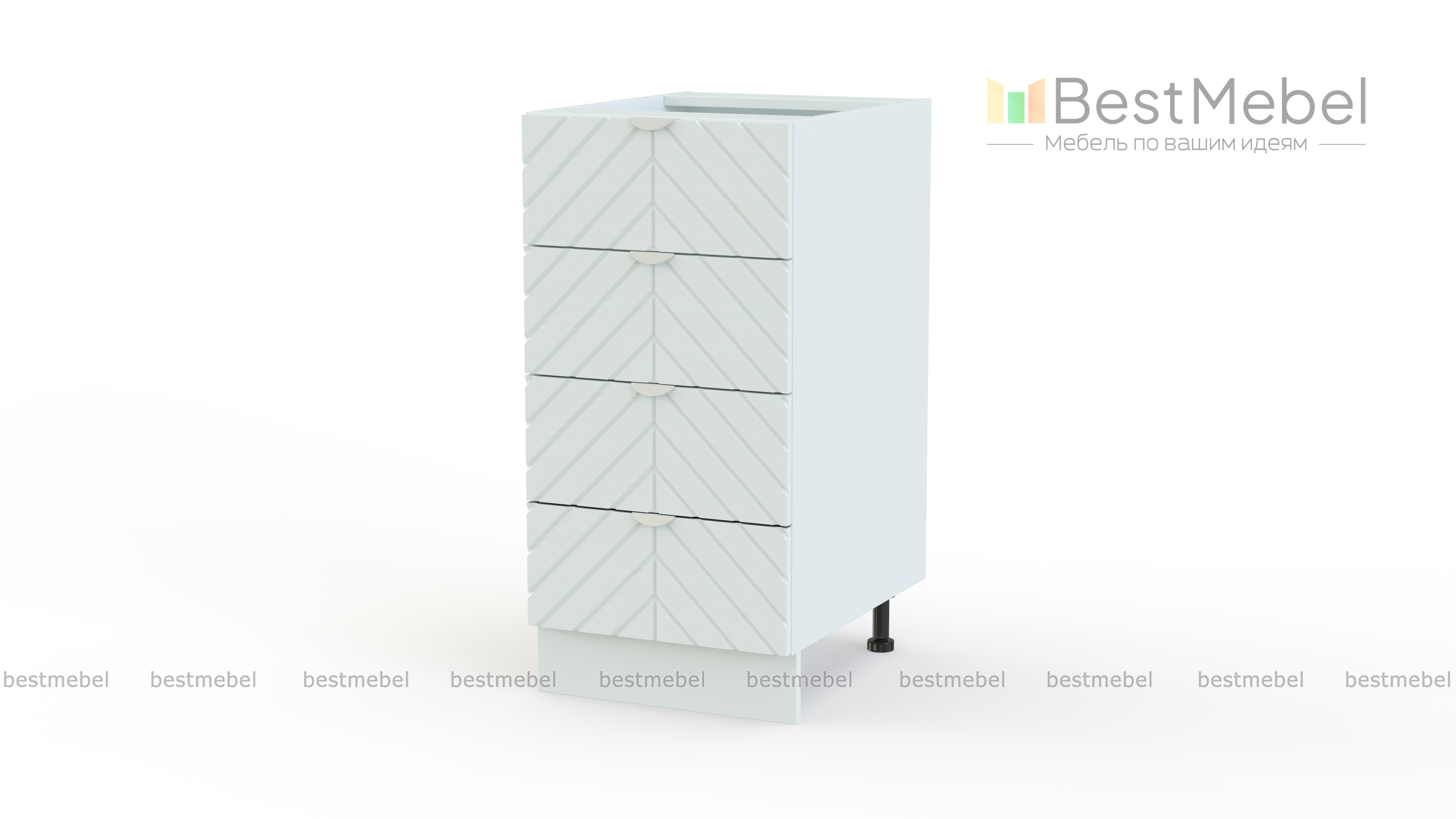 Шкаф нижний с 4-мя ящиками Анаис BMS