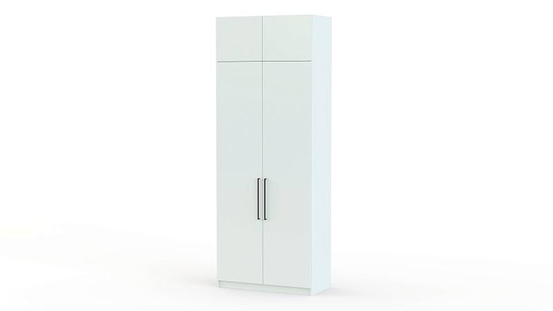 Шкаф распашной Остин Лайт 2 BMS(Платье - Платье (2 полки) (2))