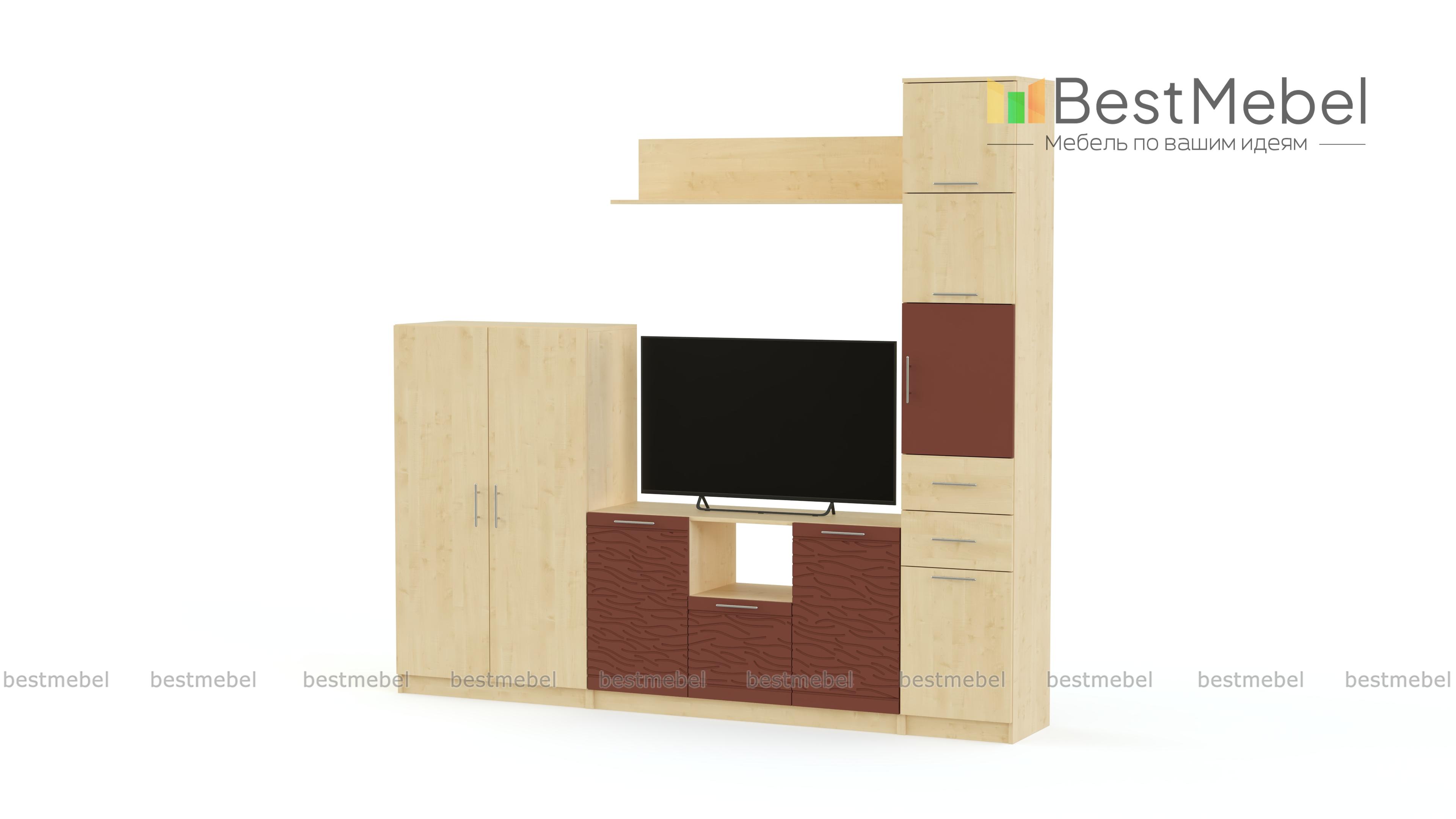 Стенка Вельвет 4 BMS - Фото