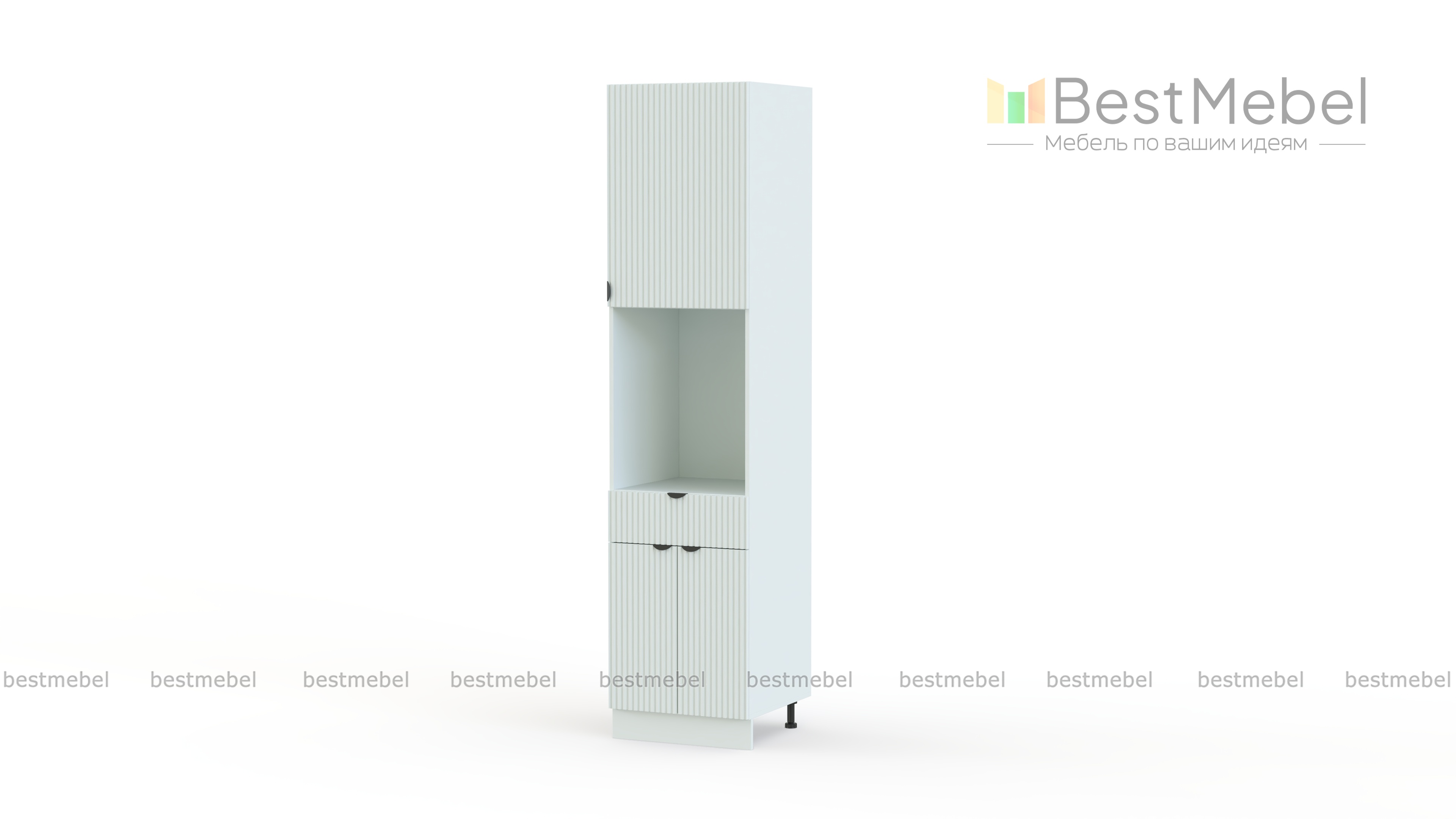 Шкаф-пенал с дверцами и ящиком Альберт BMS