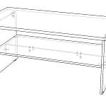 Стол кофейный Zoom BMS