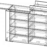 Чертеж Комод Сиена-4 BMS