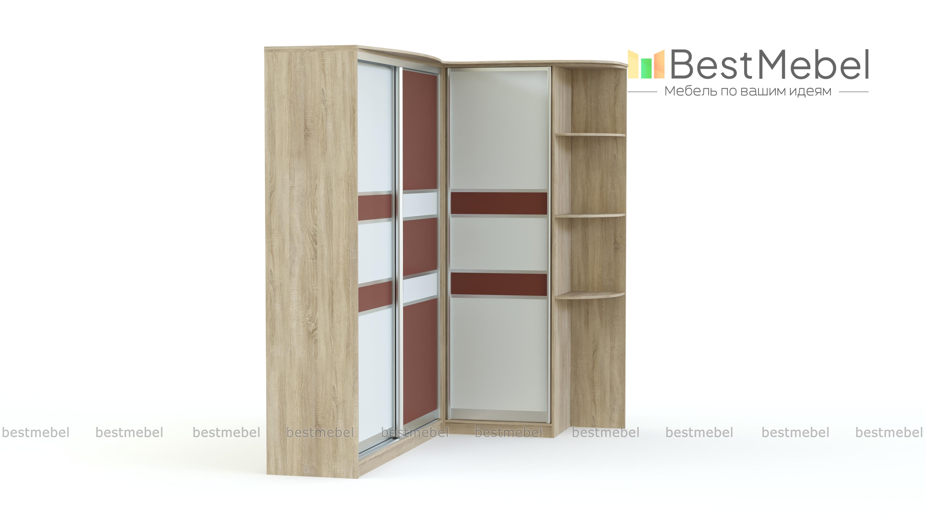 Угловой шкаф Композиция 91 BMS - Фото