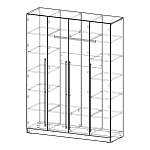 Схема сборки Шкаф распашной Аморет 12 BMS