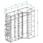 Схема сборки Угловой шкаф Бриз К 1 BMS