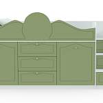 Кровать-чердак Стриж-1 BMS - Фото 2