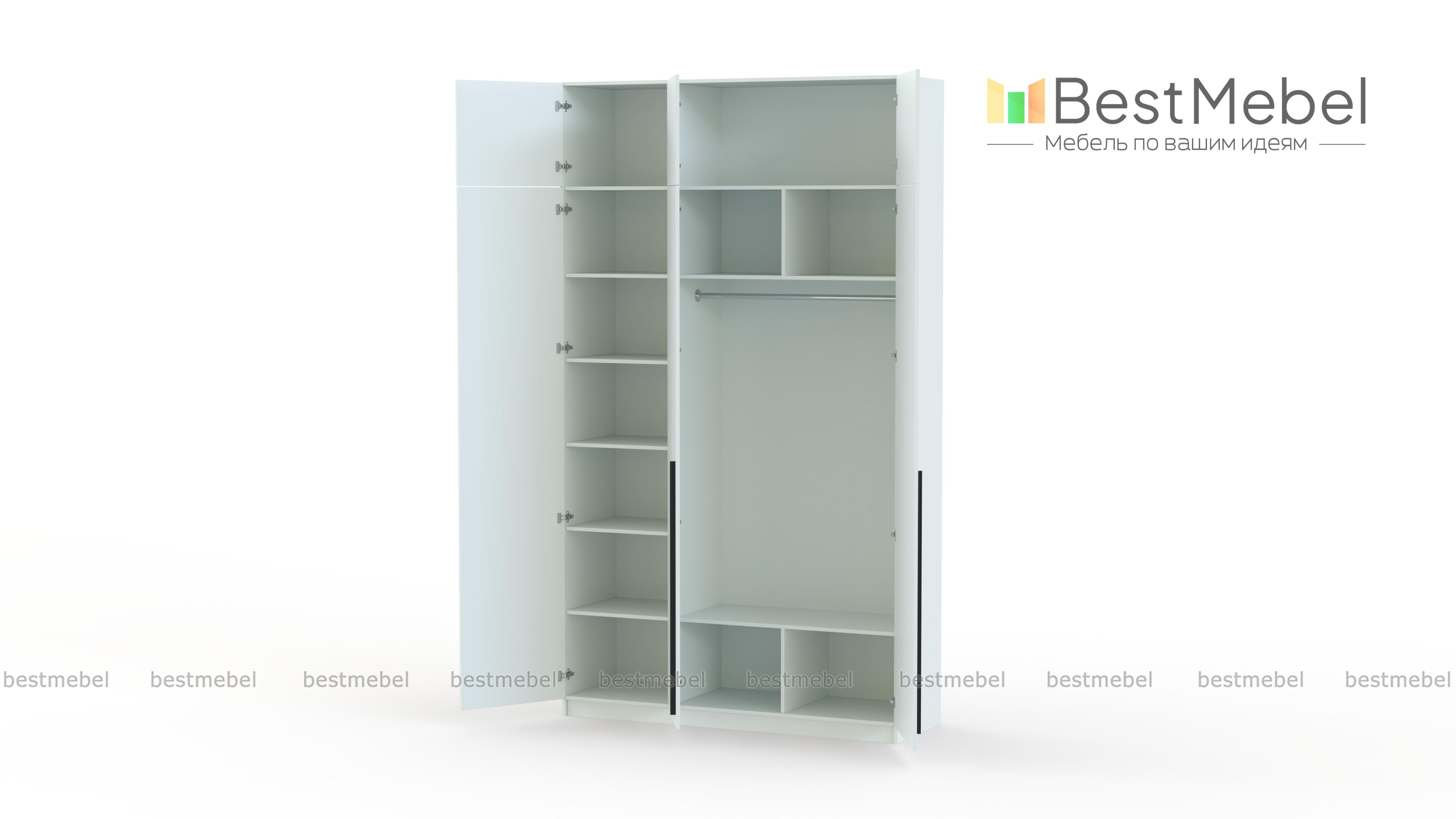 Шкаф распашной Айва 19 BMS - Фото