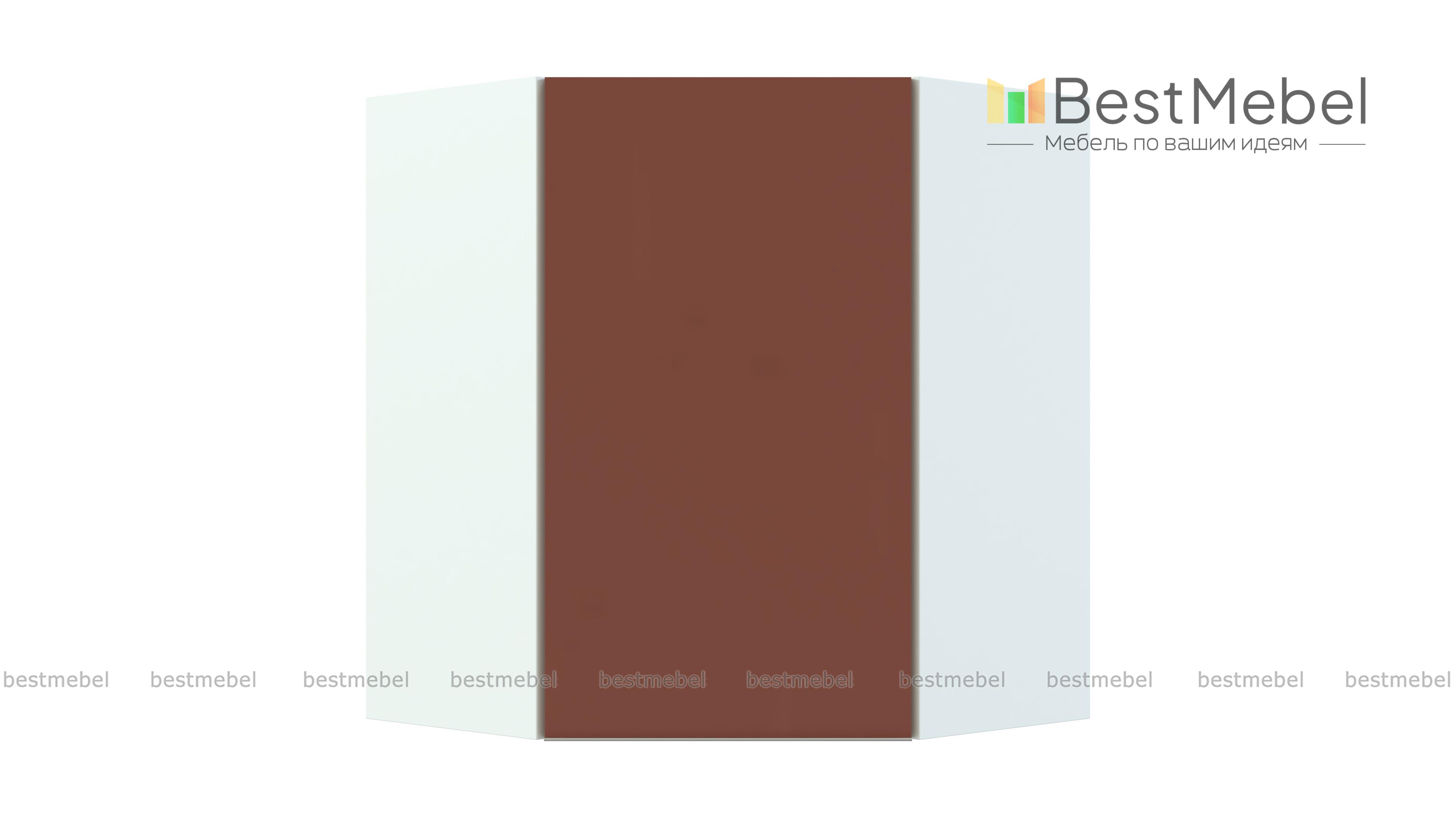 Шкаф верхний угловой Фьюжн BMS - Фото