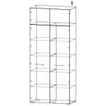 Схема сборки Шкаф распашной Декарт 8 BMS