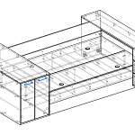 Схема сборки Детская кровать Сказка 11 BMS