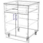 Шкаф с ящиком Классика BMS